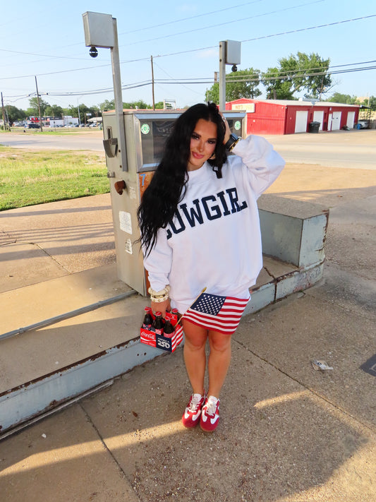 CCC The Label Denim & White Mockneck Set