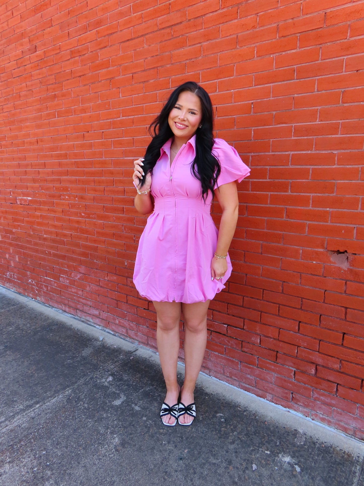 The Peony Pink Bubble Dress