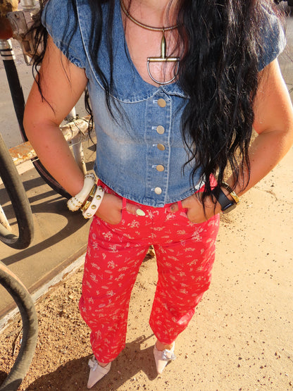 The Stars & Spurs Barrel Jeans