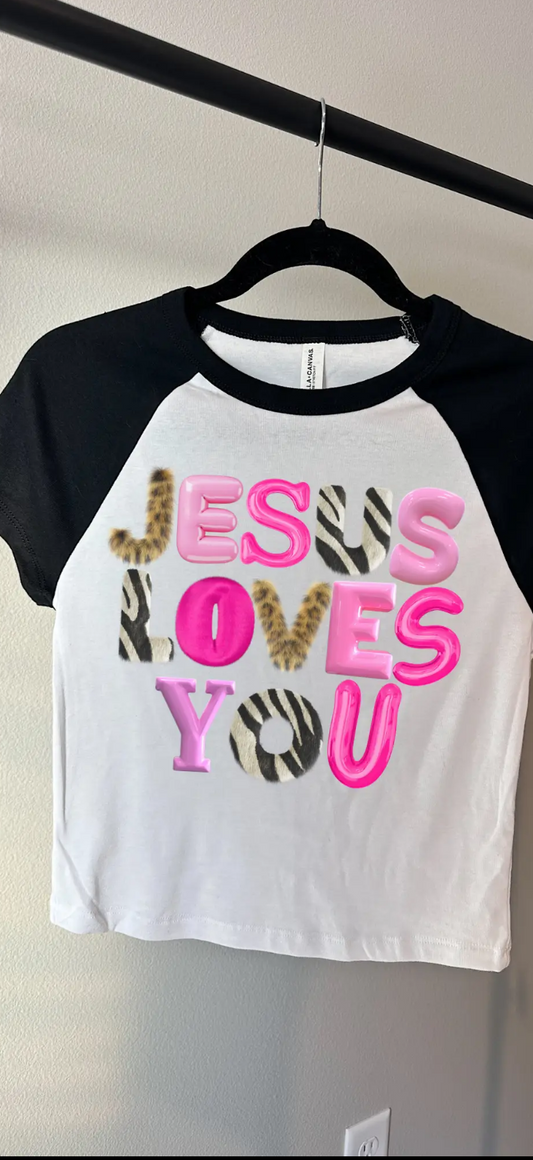 Jesus Loves you baby tee
