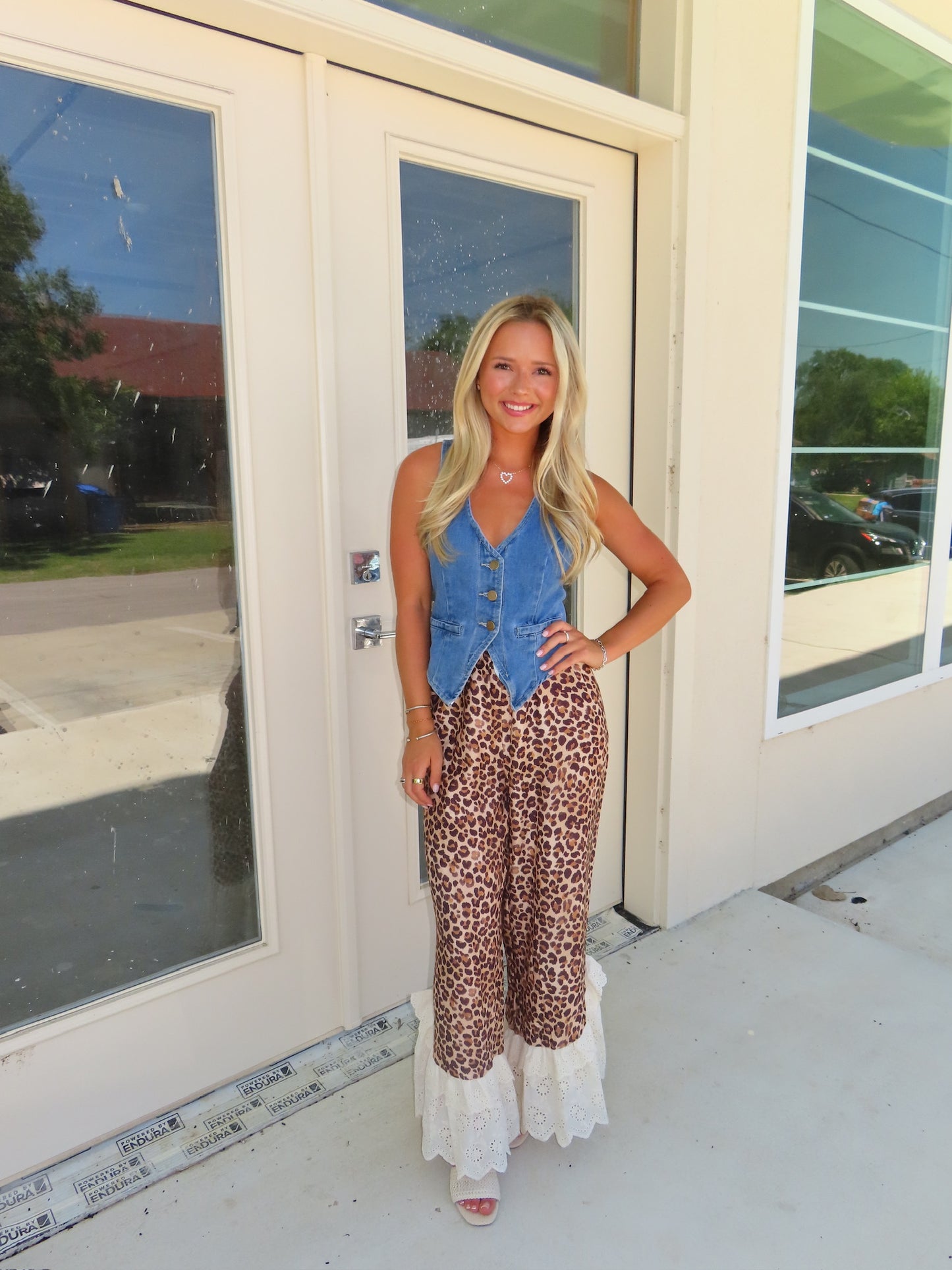 The Leopard and Lace pants