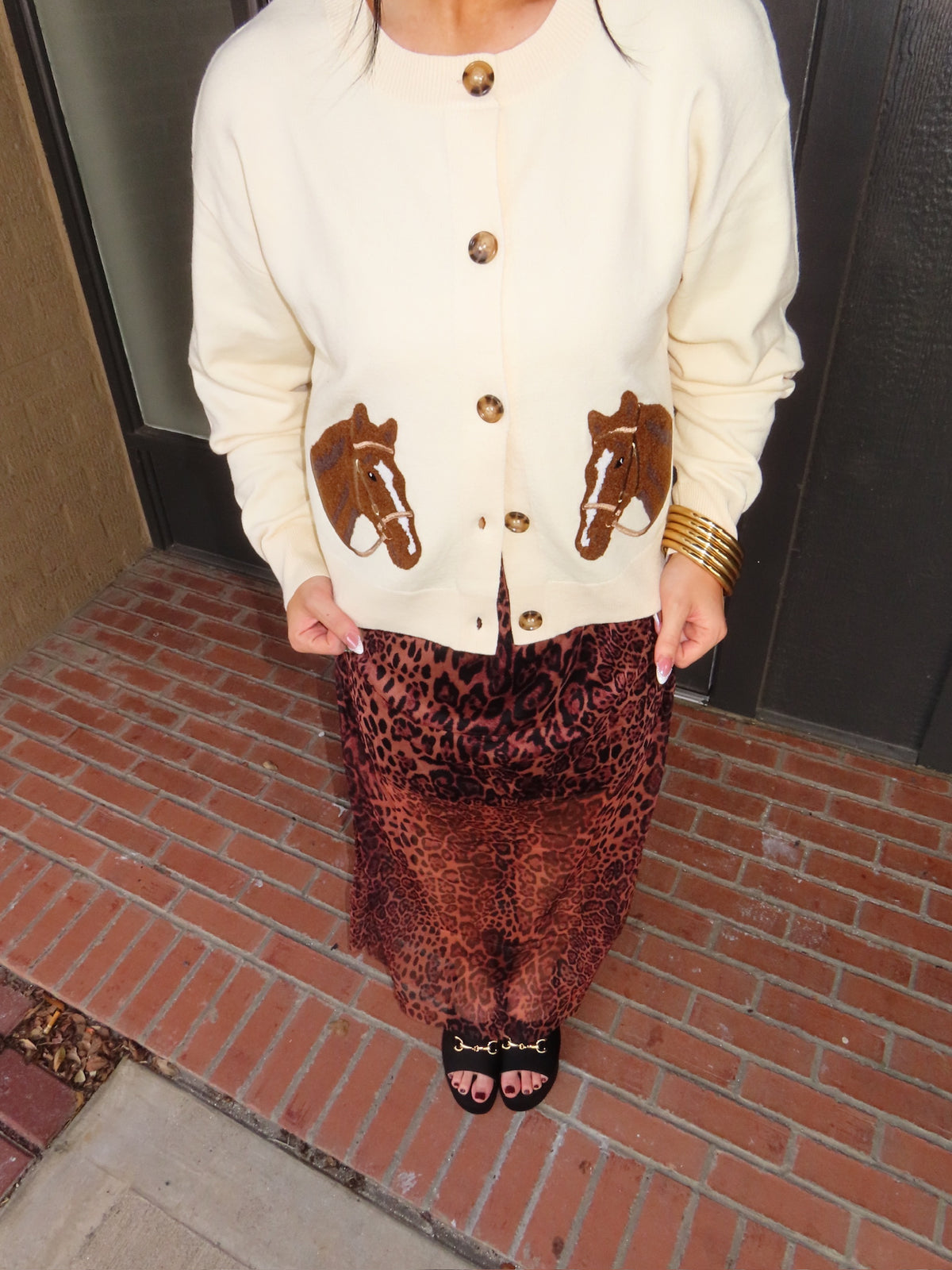 The Cheetah Mesh Maxi Skirt