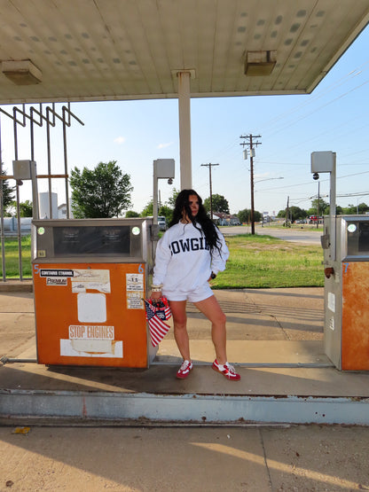 CCC The Label Denim & White Mockneck Set