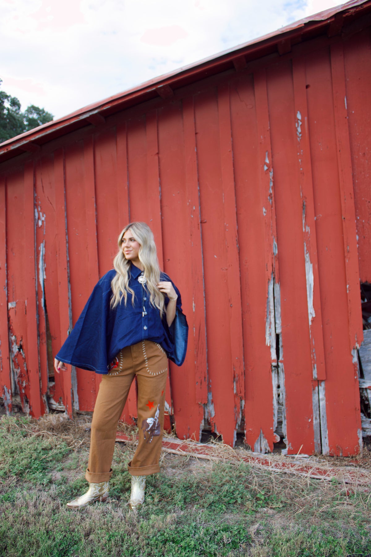 The Drifter Denim Cape