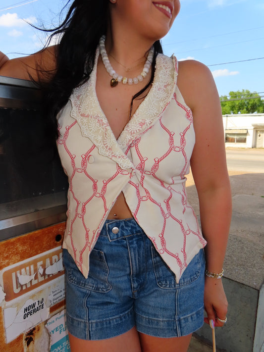 The Liberty & Lace Vest