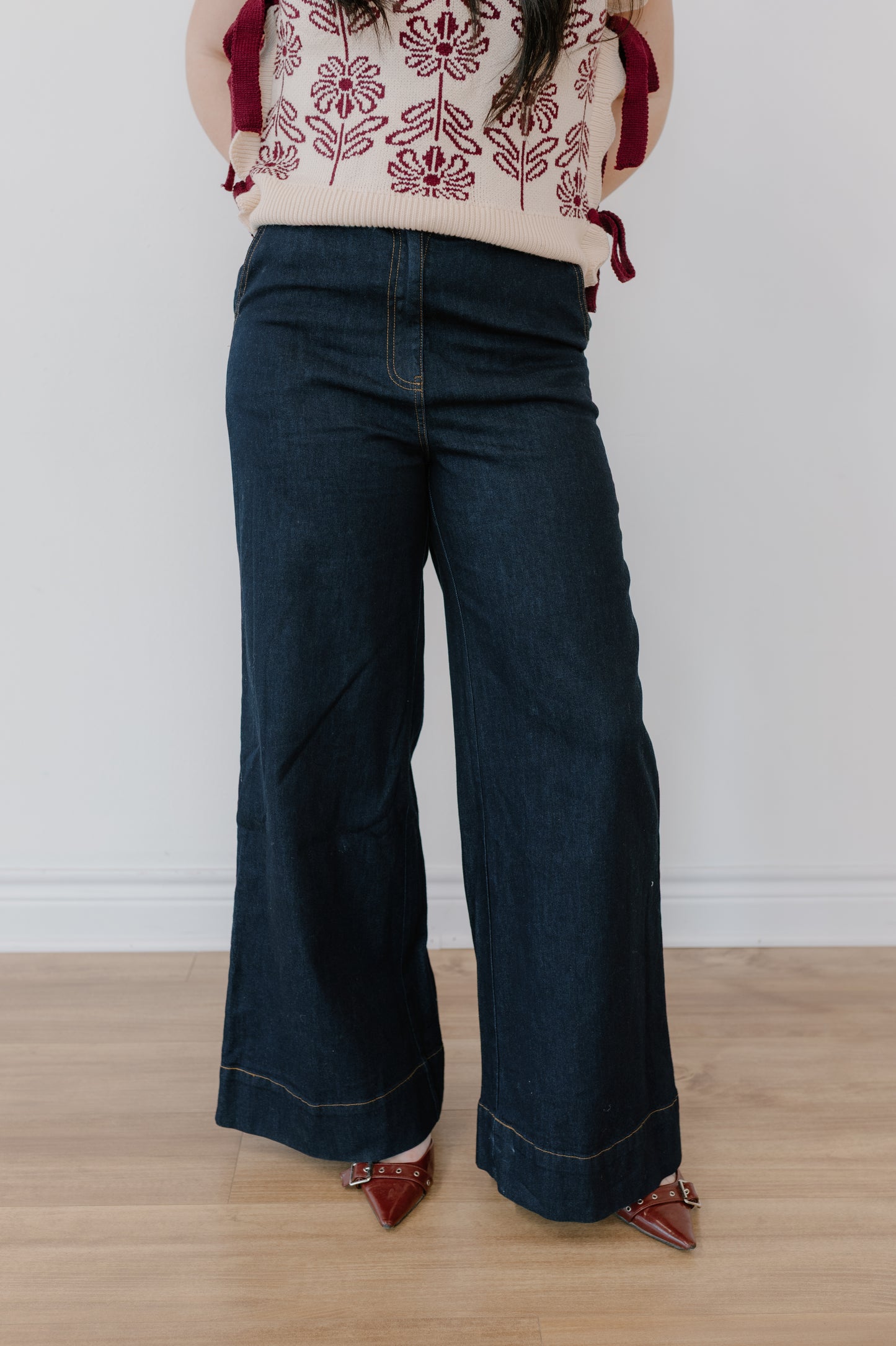 The Geraldine Wide Leg Jeans