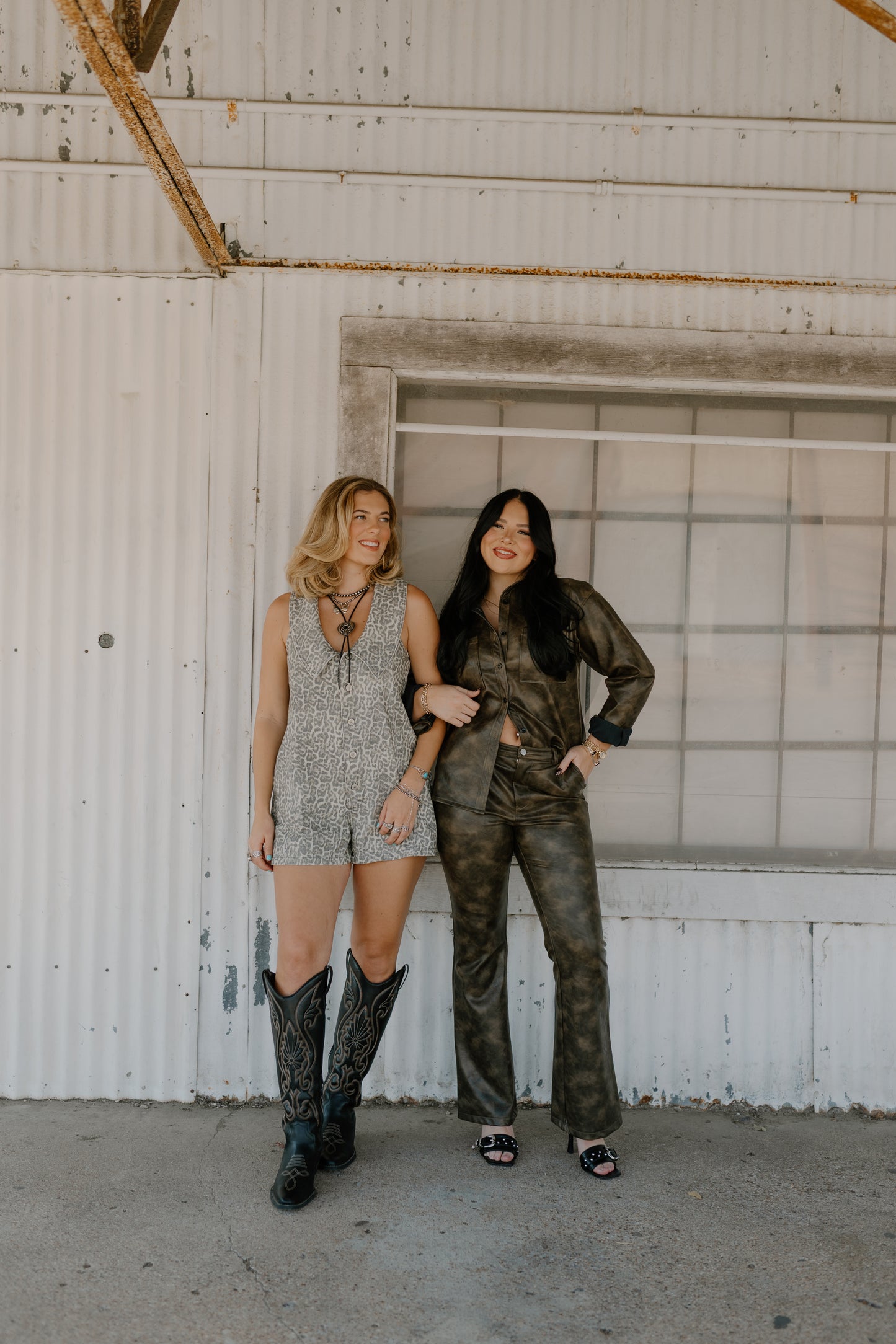 The Salty Leather Button Down