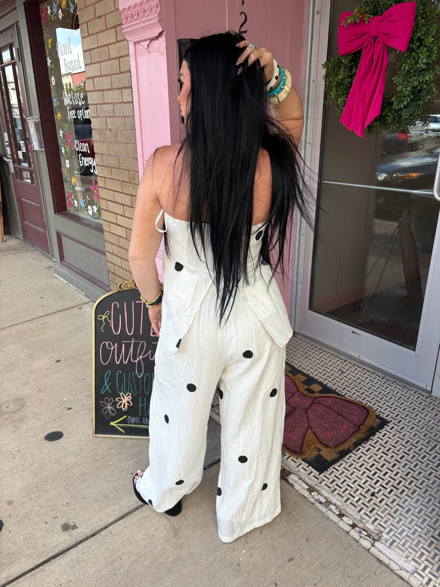 The Polka Dot Linen Set