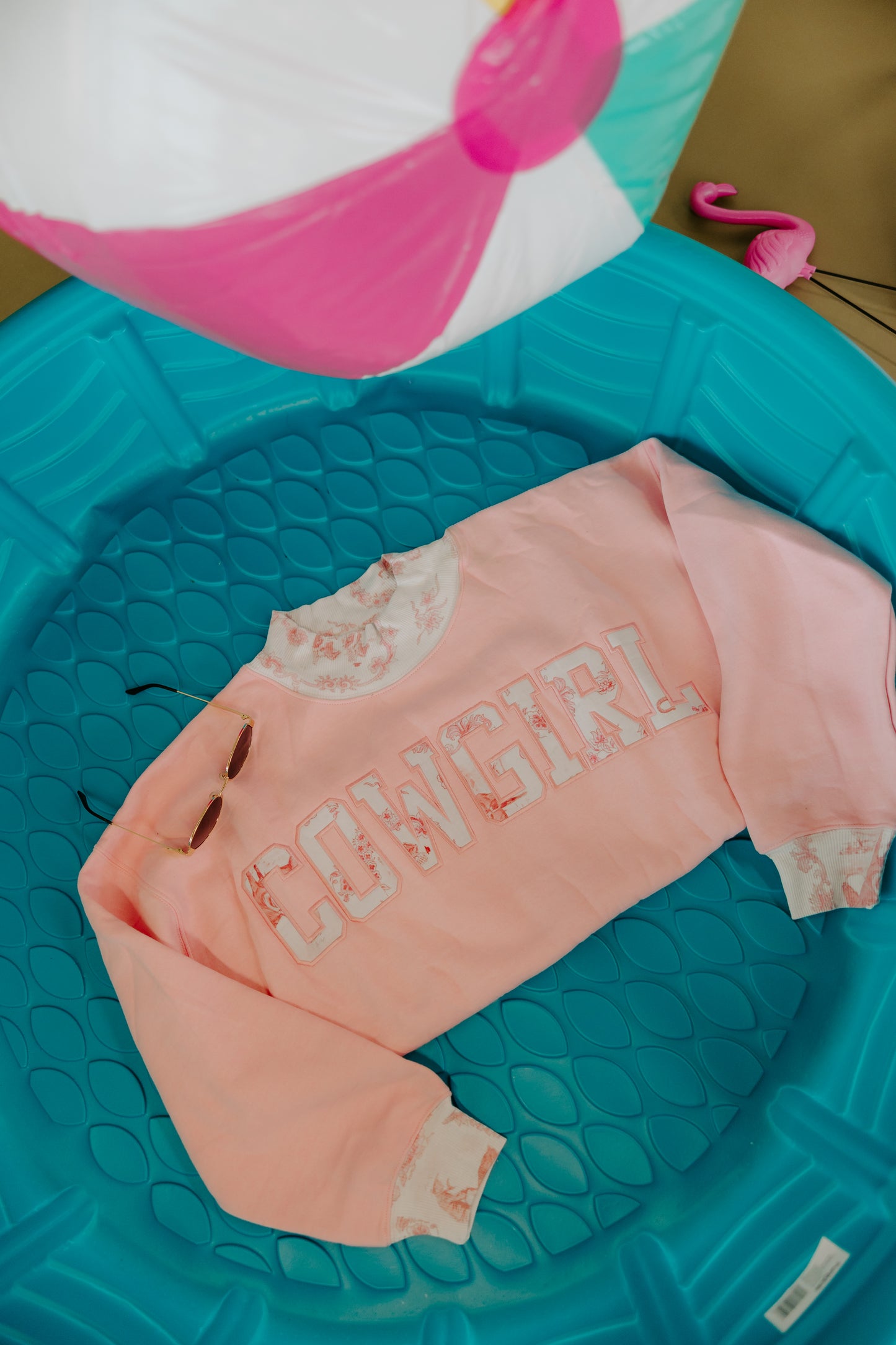 Cowgirl Country Club The Label Set in Pink Western Toile