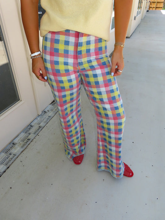The Colorful Plaid Pants