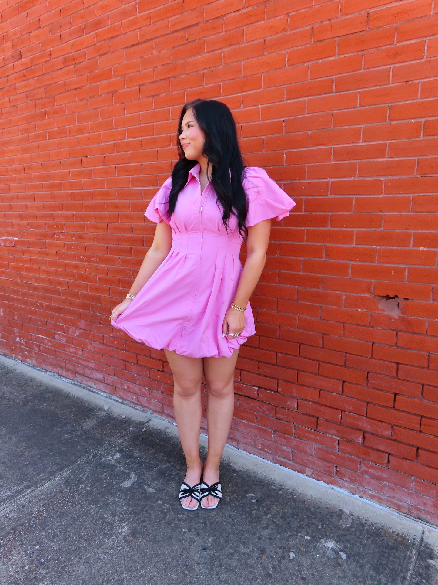 The Peony Pink Bubble Dress