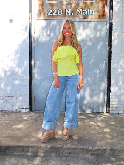 The Hidden Wide Leg Jean