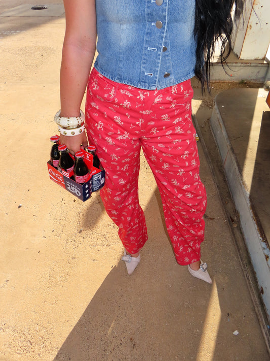 The Stars & Spurs Barrel Jeans