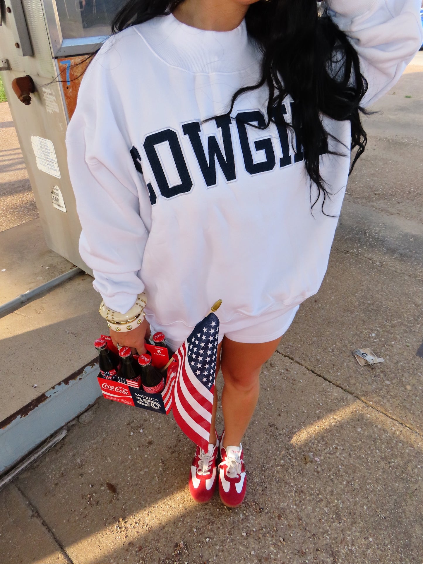 CCC The Label Denim & White Mockneck Set