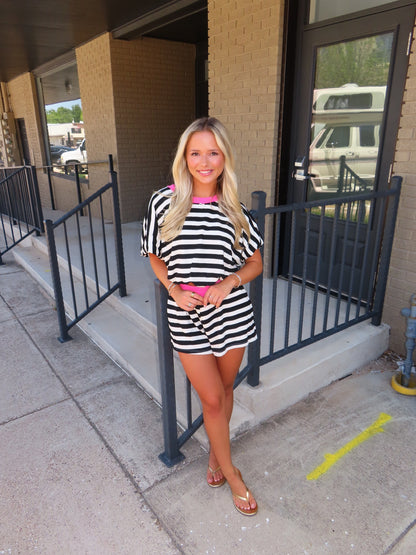 The It Girl Striped Set