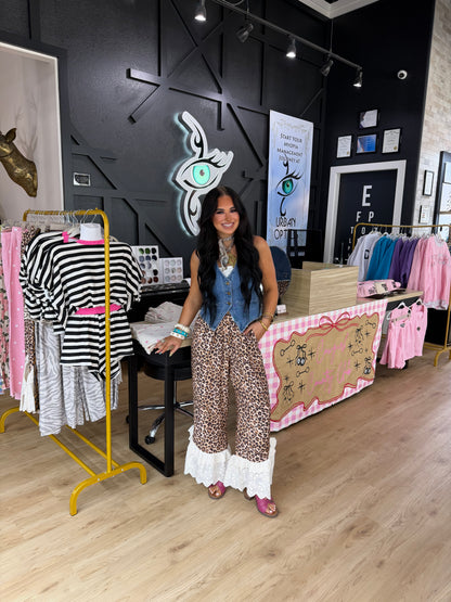 The Leopard and Lace pants