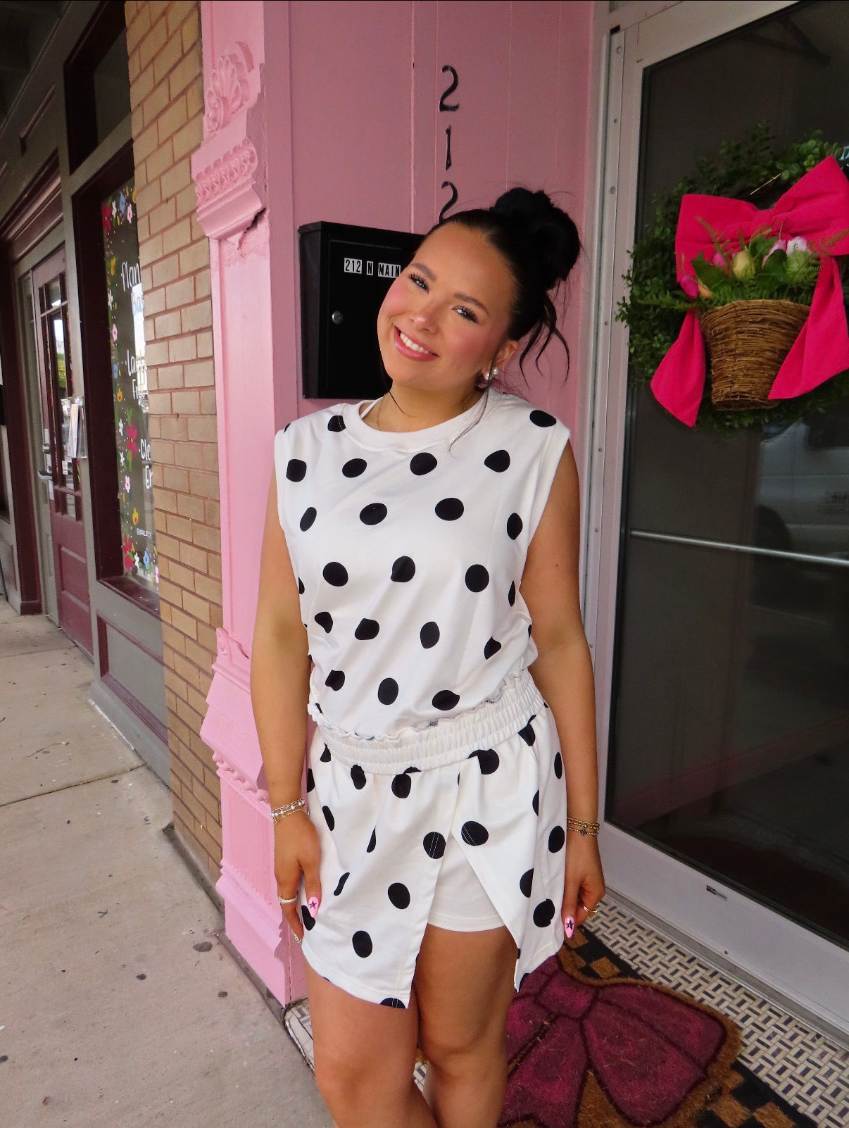 The Polka Dot Skort Set