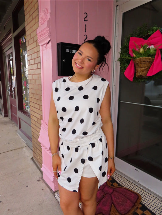 The Polka Dot Skort Set