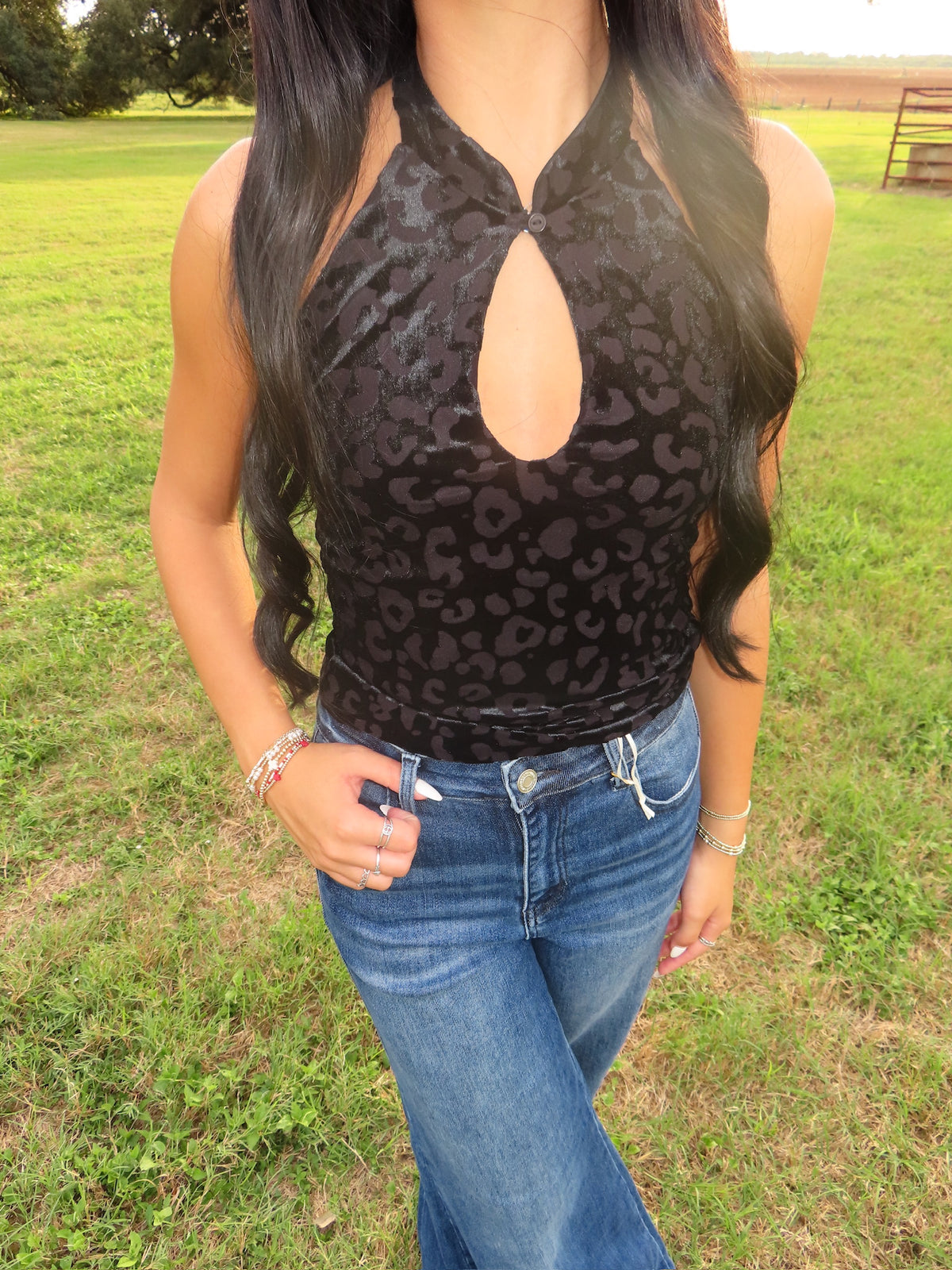 The Velvet Leopard Top