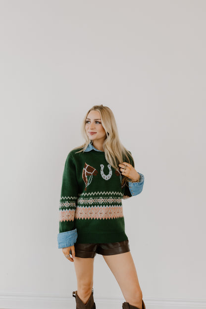 The Green Colt Sweater