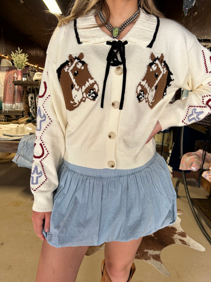 The Denim Bubble Skirt