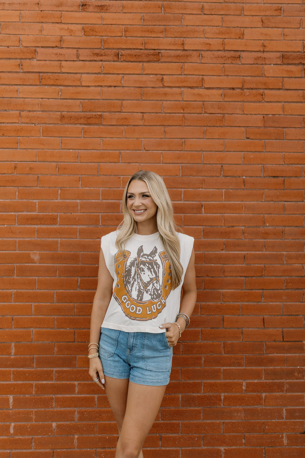 Good Luck Muscle Tee