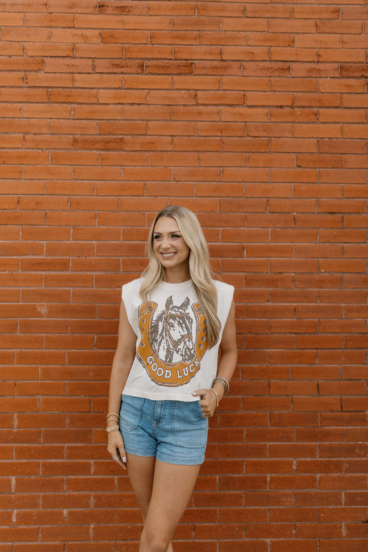 Good Luck Muscle Tee