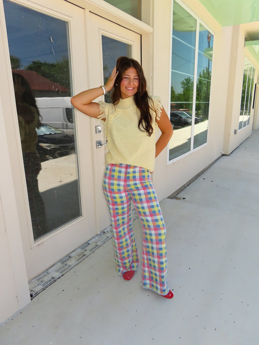 The Colorful Plaid Pants