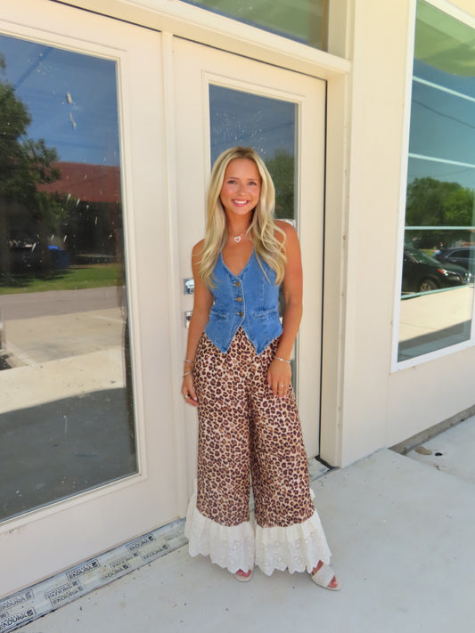 The Leopard and Lace pants